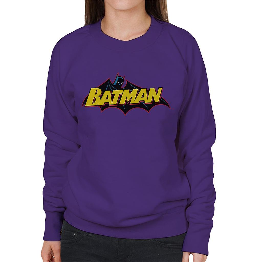 Batman Logo Red Outline Women's Sweatshirt