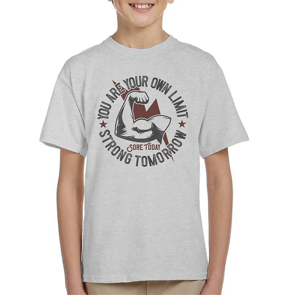 Bolavý dnes silný zítra dítě ' s tričko