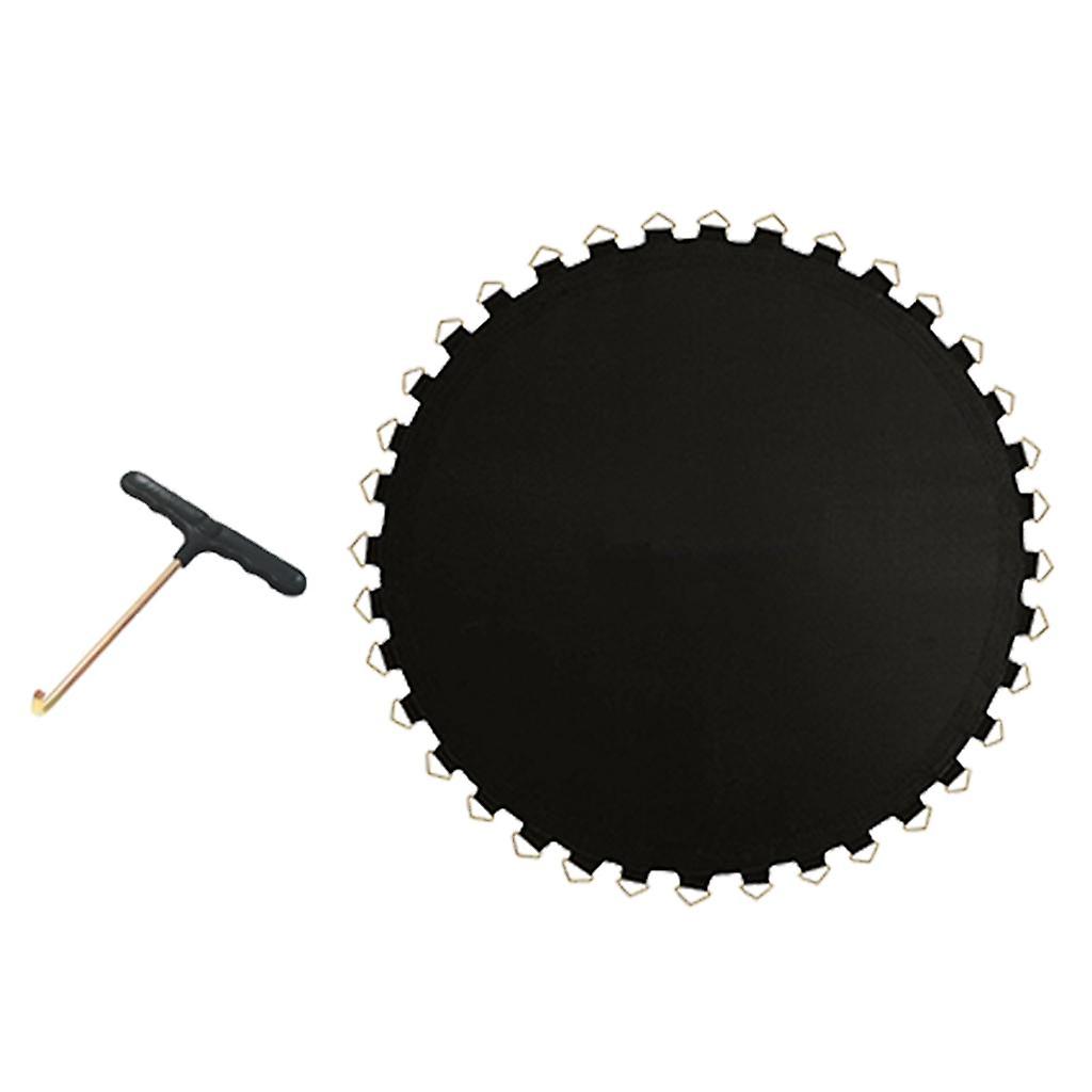 Durable Trampoline Mat 10/12ft Bounce Bed Pad & Spring T-Hook 6ft-36 Buckles