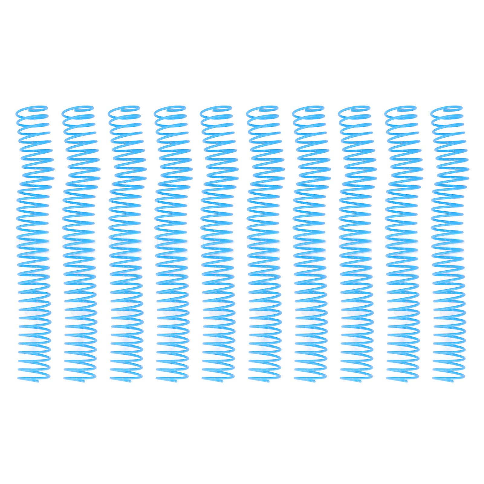 10Pcs Spiral Binding Coil Large Capacity Spine Comb 29mm Inner Diameter 30 Holes Set Kit