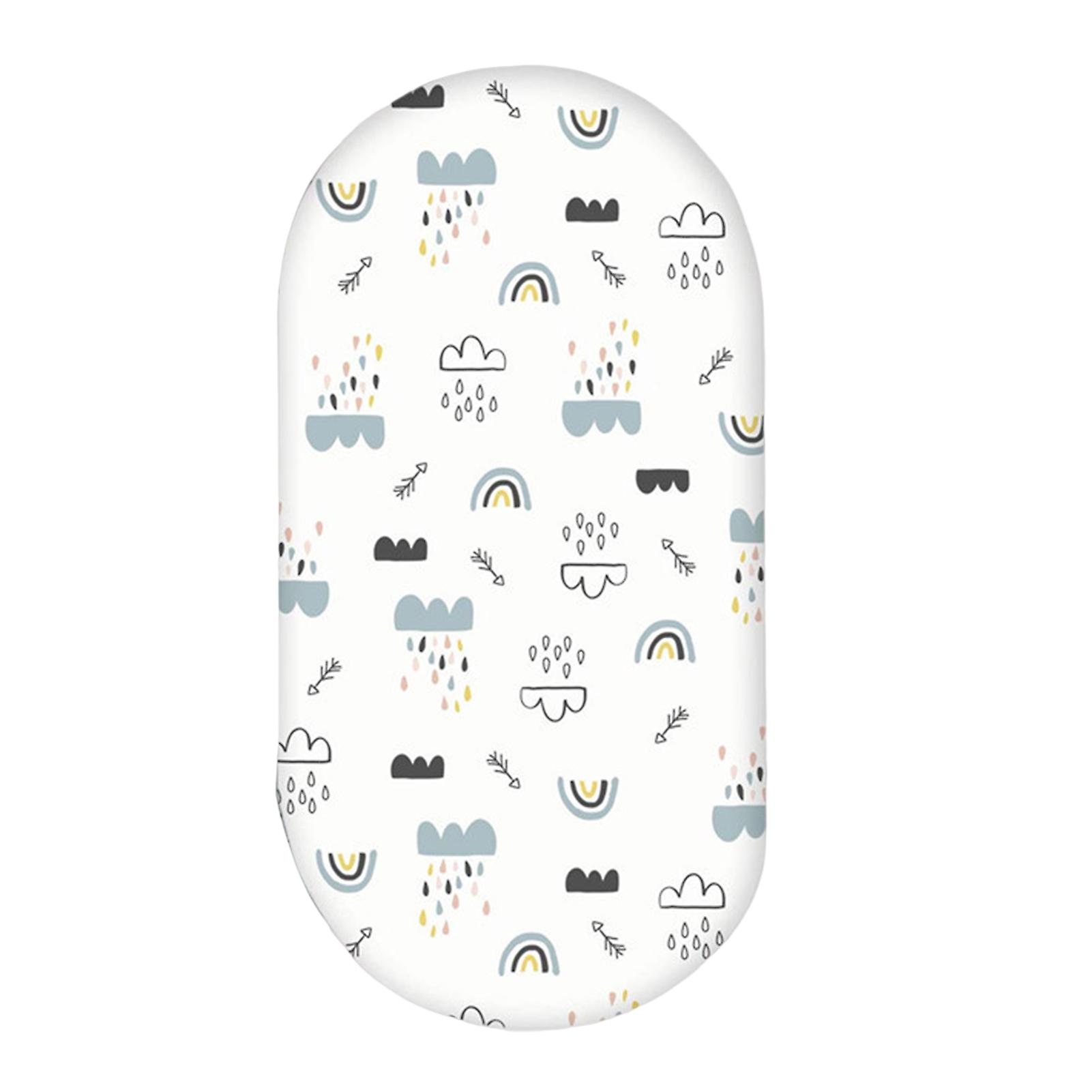 Sinknap Baby Cradle Cover Respirant Cartoon Print Skin-touch Soft Changing Pad Polyester Infant Diap