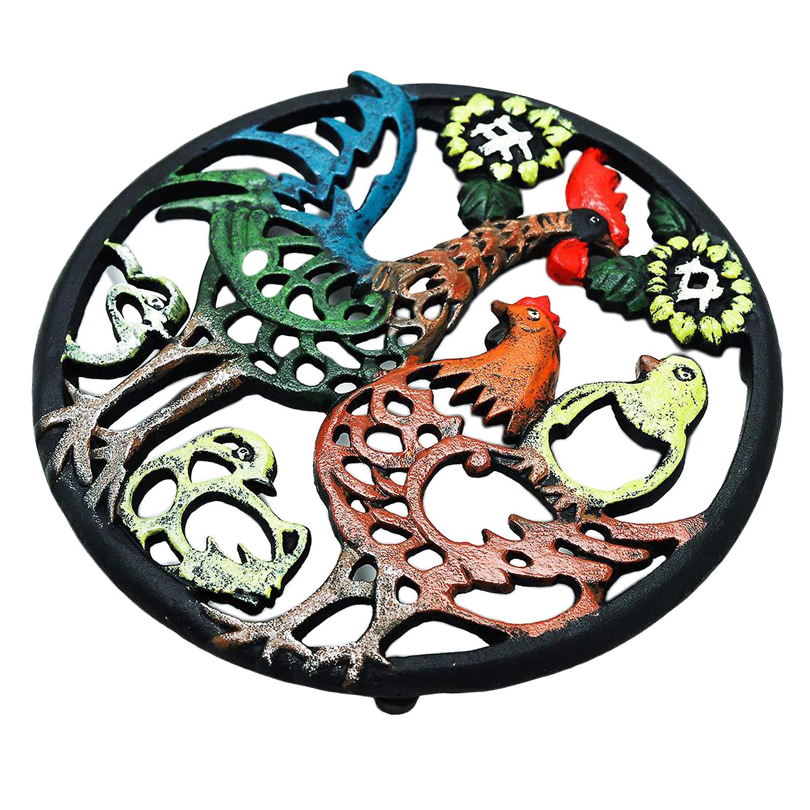 1Pc 20cm Table Mats Pad Reusable Desktop Protection Exquisite Hollow Pattern