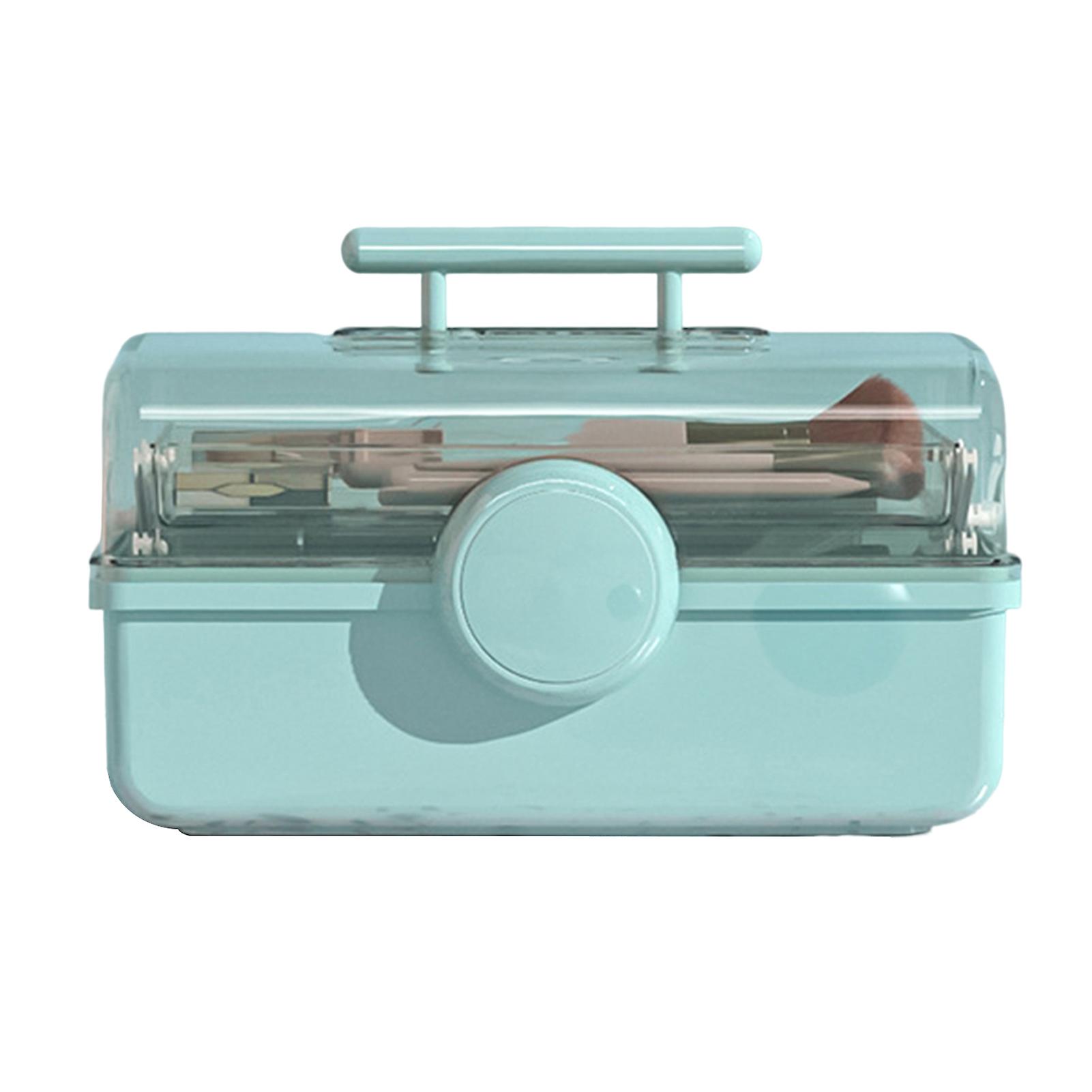 Pill Storage Box Large Capacity Multi Layers Transparent Lid Storage Pills Storage Box First Aid Case Household Stuff City