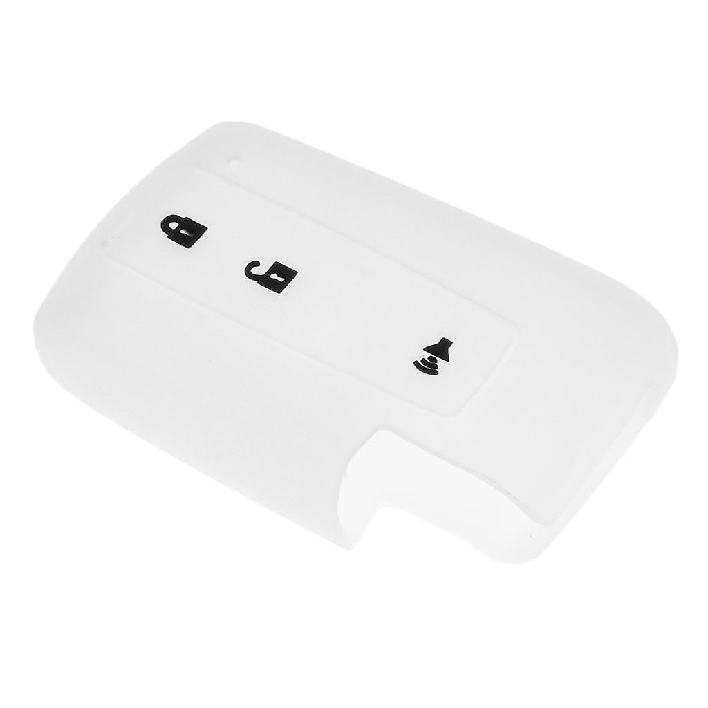 Car 3 Buttons Key Silicone Case Cover for    Clear