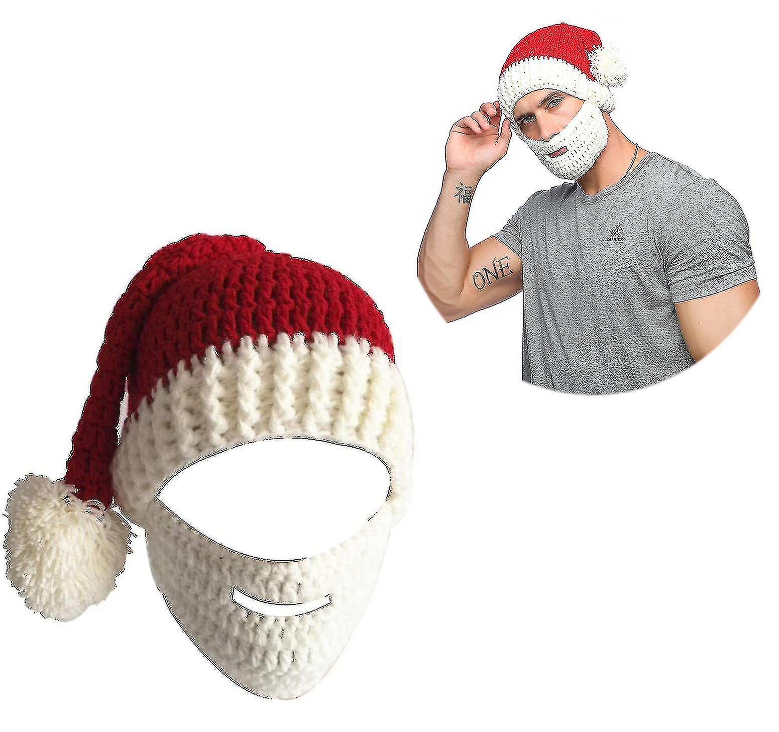 Windproof Ski Mask Warm Knitted Beanie Hat Cap