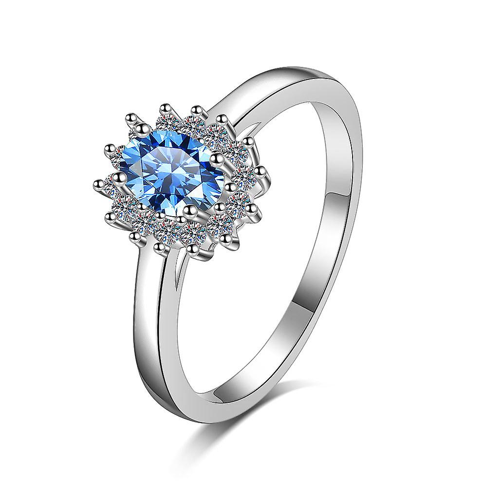 925 Sterling sølv Moissanite Ring