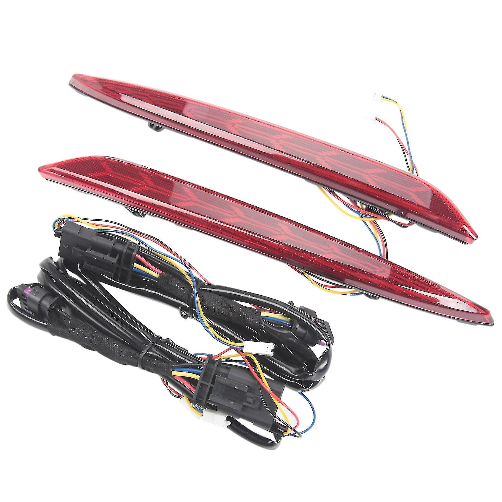 Rear Bumper Turn Signal Brake Light Modified Tail Light Fog Light For Model3 17-21 Fish Bone Tail L