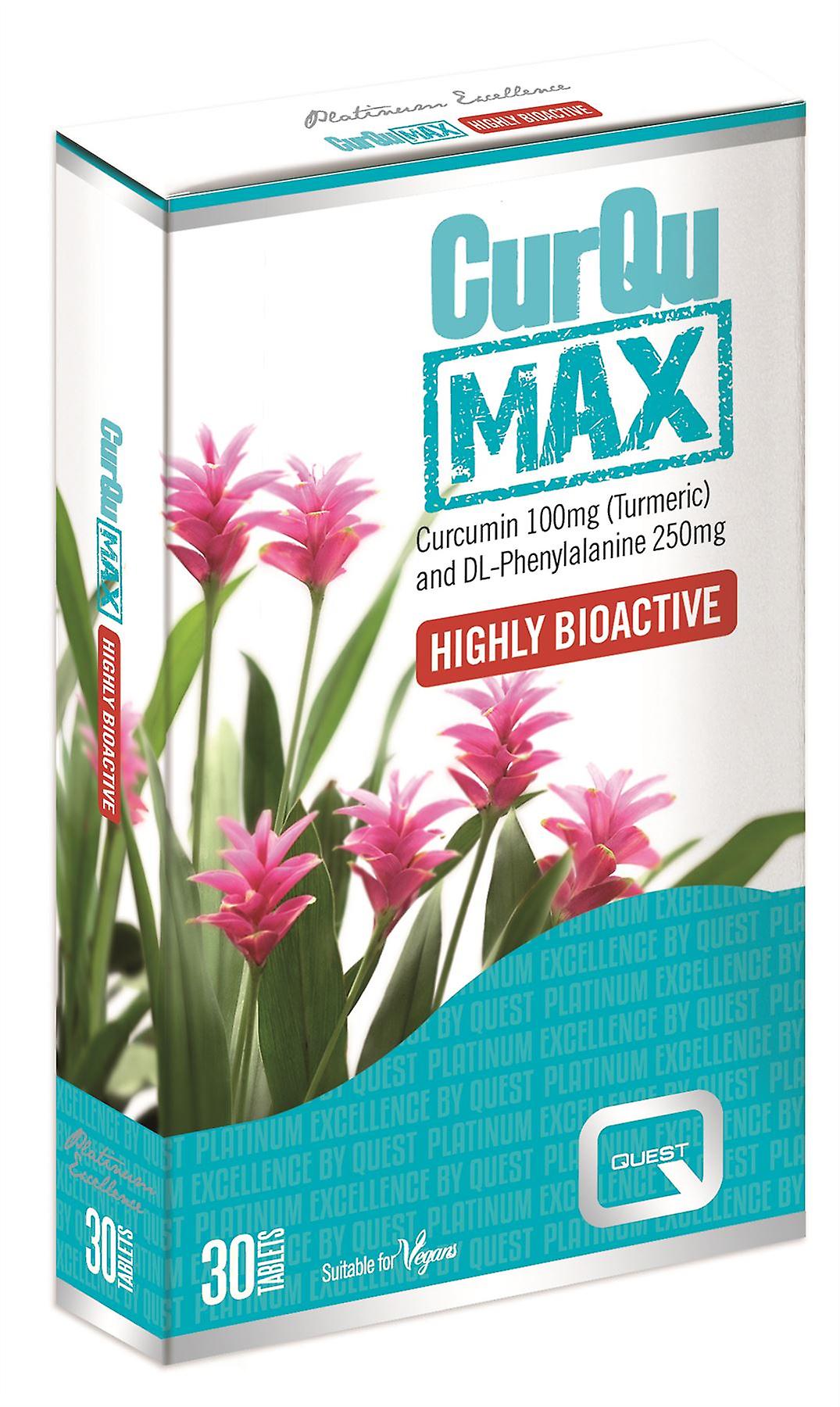 Quest CurQuMAX - Curcumin DL-Phenylalanine - 30 Tablets