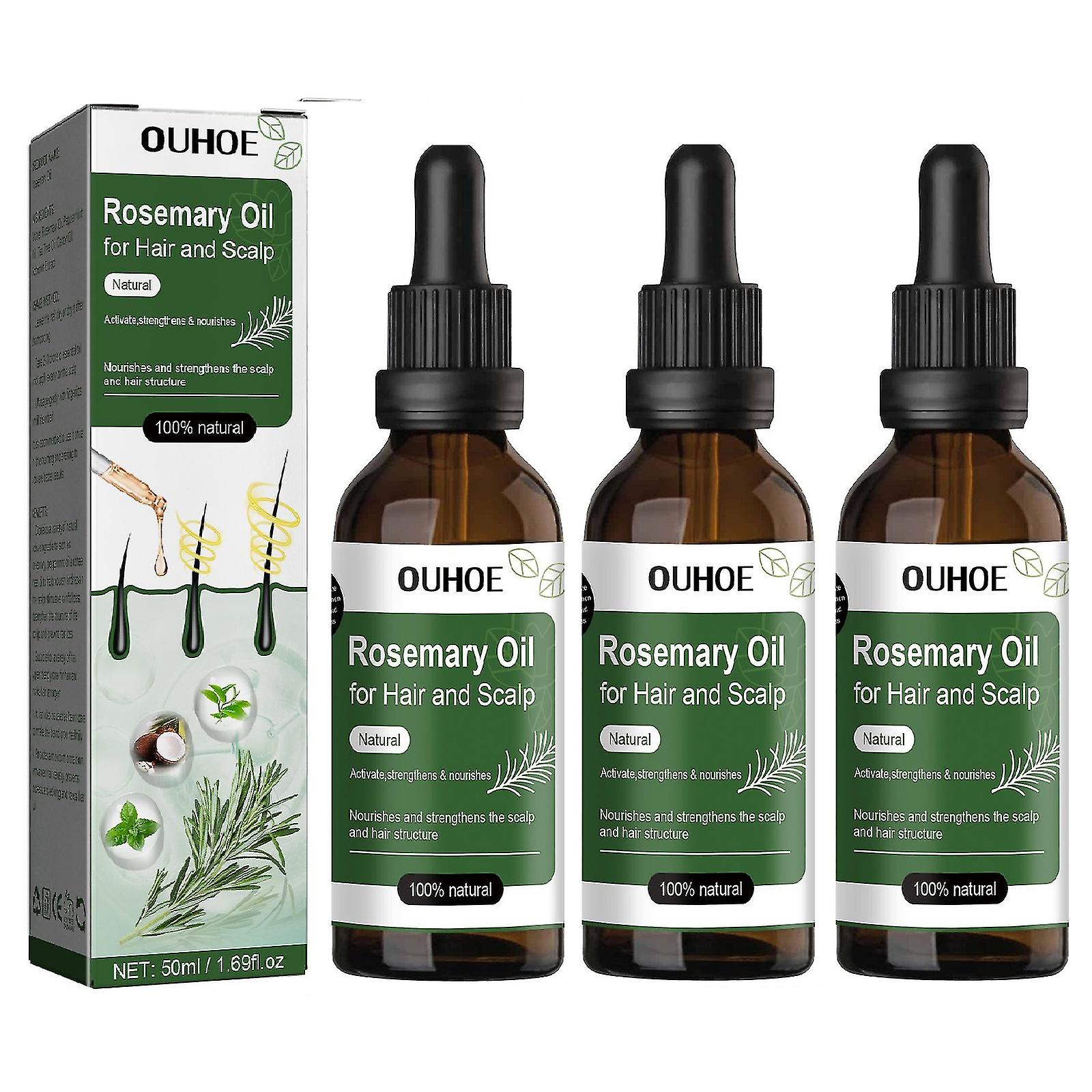 Rosemary Oil For Hair And Scalp-hair Oil For Hair Loss To Stimulate Hair Growth With Castor Oil 50 Ml