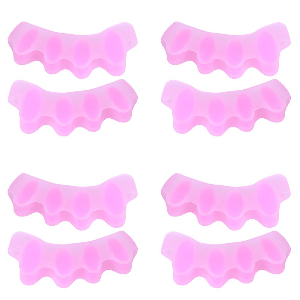 Bunion Toe Corrector,4 Pairs Toe Separator Toe Separator Silicone Straightener Enhanced Durability
