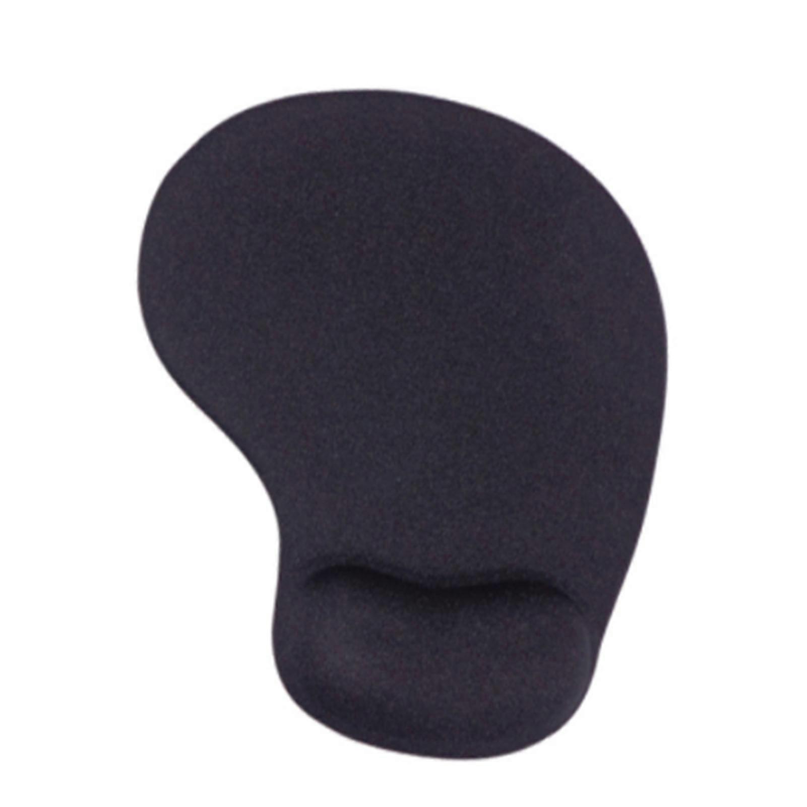 Wrist Rest Mouse Pad Ergonomic Design Soft Comfortable Pain Relief Wrist Support Silicone Mouse PadOPP Packaging Black