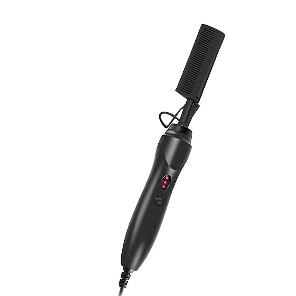 Hot Comb Hair Straightener Heating Comb AntiScald Beard Straightener Comb EU