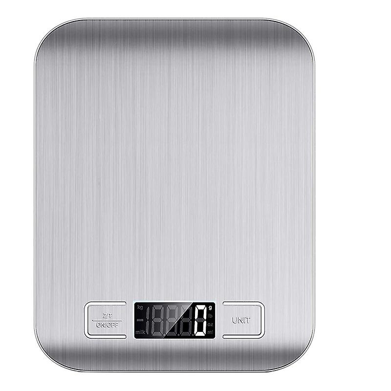 Home Electronic Scale Baking Kitchen Scale Stainless Steel Flat Food Scale Small Kitchen Scale