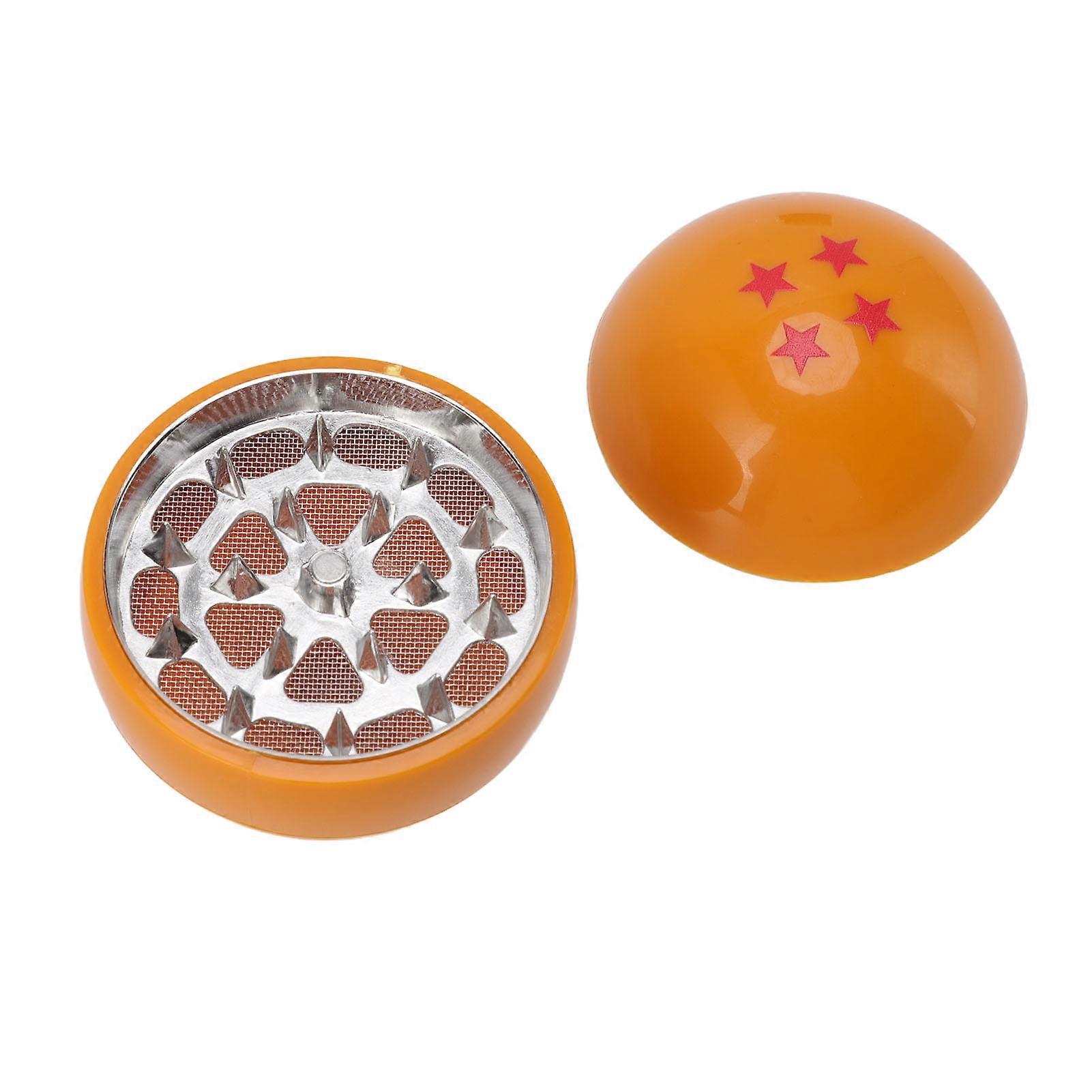 Spice Grinder 3 Layers Filter Zinc Alloy 55mm Ball Shap Strong Teeth Magnetic Connection Spice Crusher Hand Muller