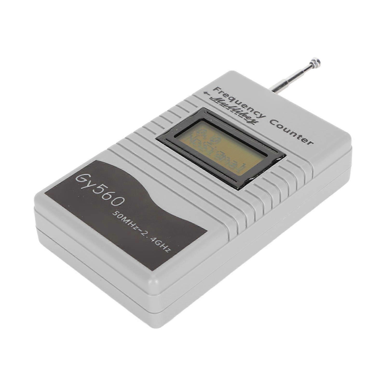 Mini Gooit GY560 Radio Frequency Counter 50Mhz?2.4Ghz Portable Frequency Counter Radio Frequency Measuring Tool