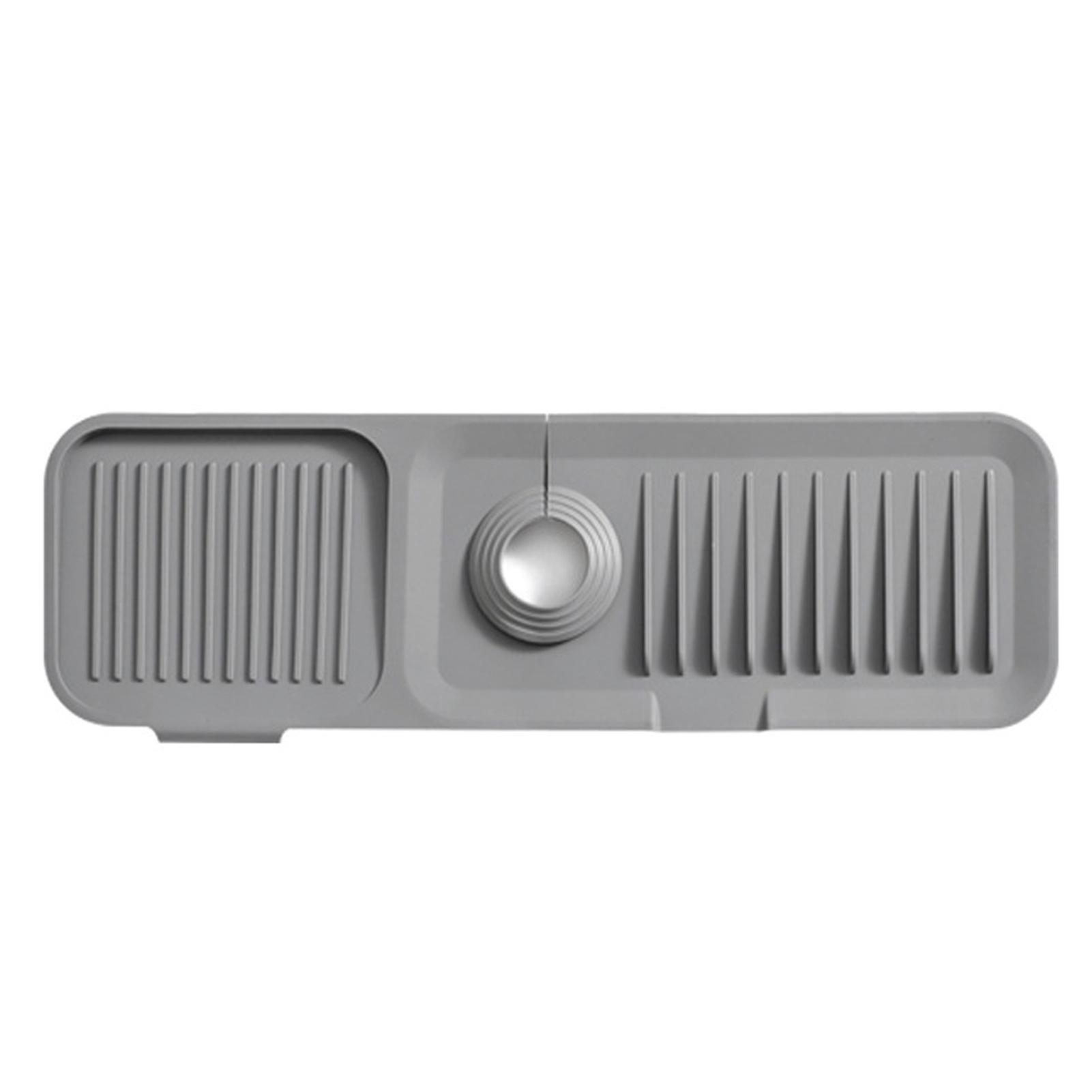 Faucet Sink Splash-proof Pad Multipurpose Silicone Faucet Mat Kitchen Countertop Draining Pad