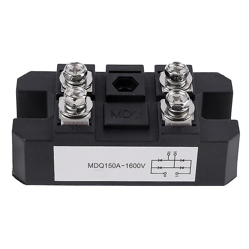 Black Single-phase Diode Bridge Rectifier 150a Amp High Power 1600v Durable-dwdz