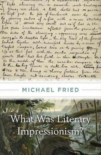 What Was Literary Impressionism by Michael Fried Hardback Book