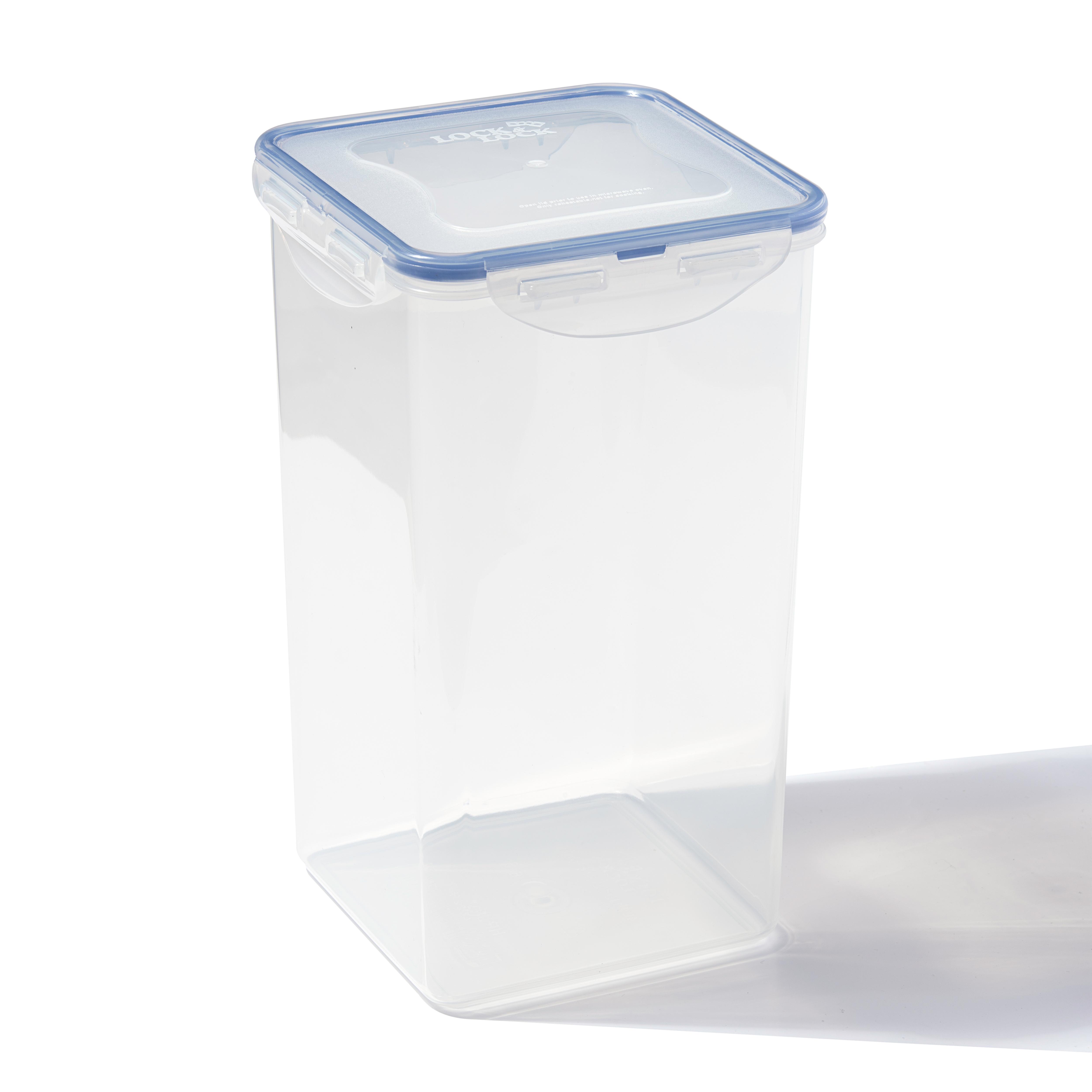 LocknLock Classic Food Container Reusable Square Kitchen Lunch Storage Box - 4 L