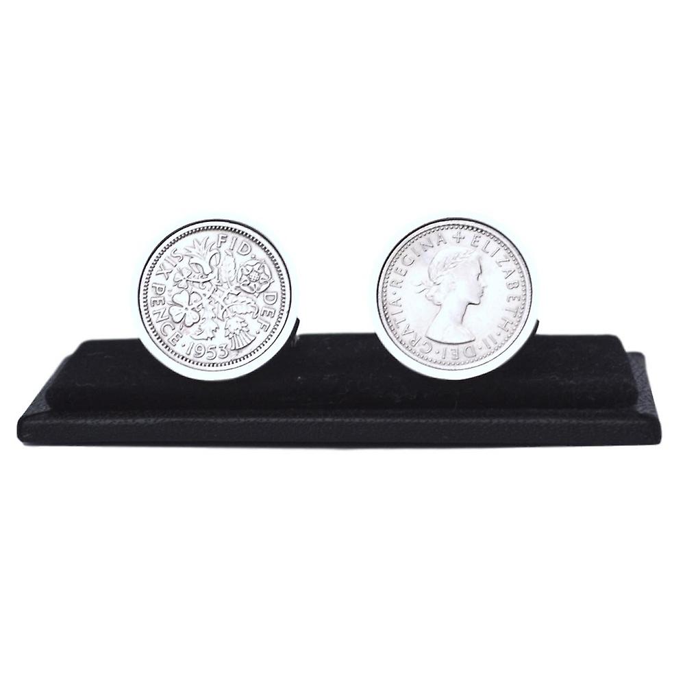 Lucky Sixpence Cufflinks | 1953