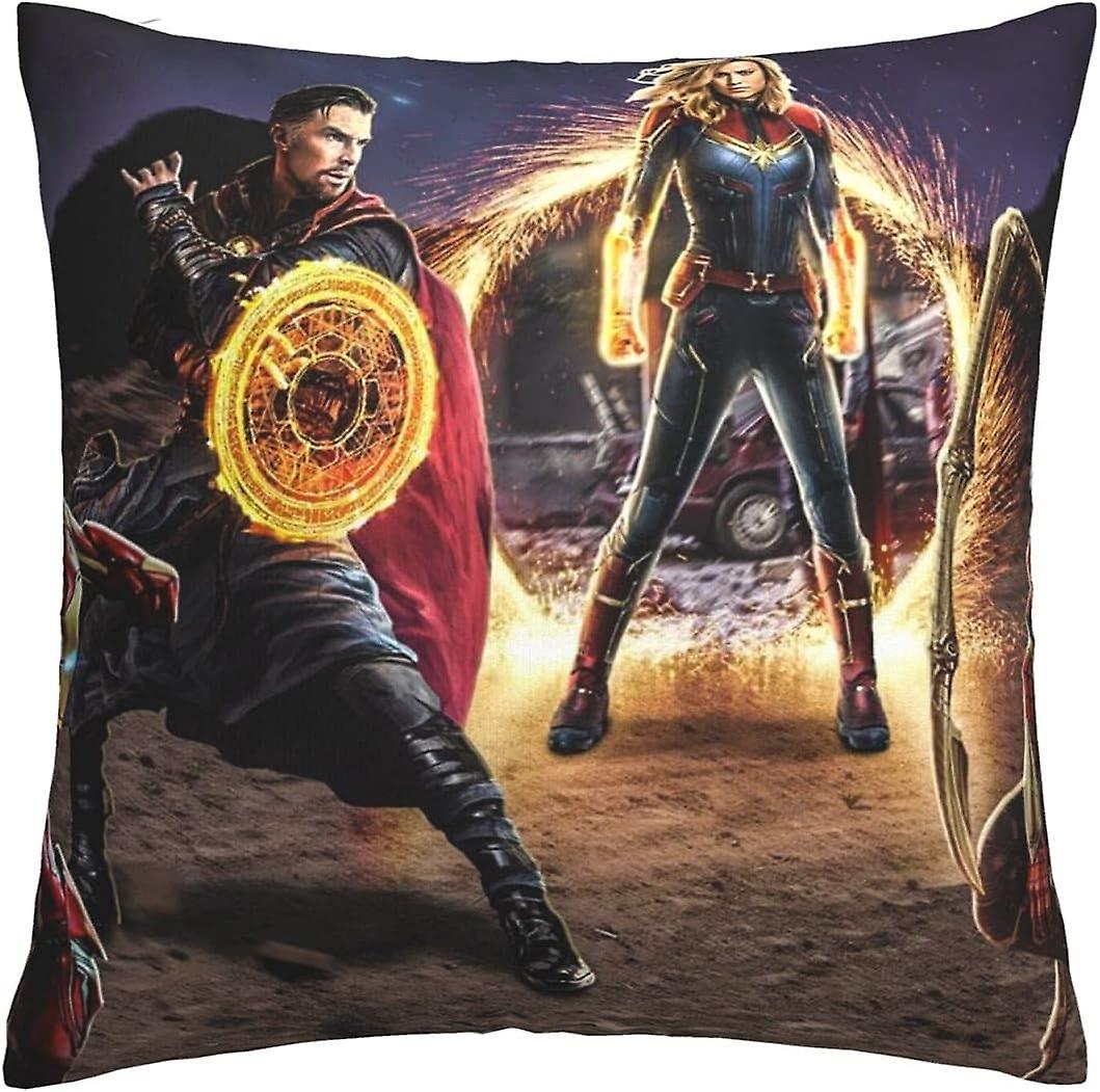 アベンジャーズパック1、ソファ枕カバー45x45 cm装飾的な正方形スロークッションカバー枕カバー枕カバー、ソファソファベッドチェアカーの家の装飾