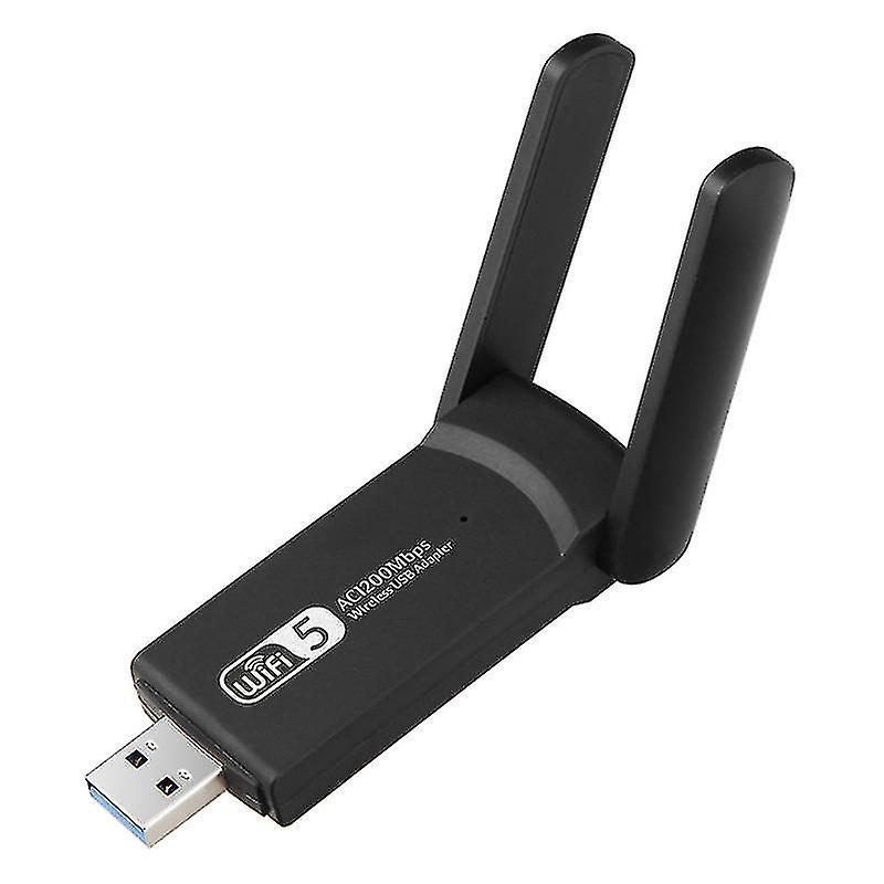 Rtl8812 Wireless Dual Band 2.4g 5.8g Wifi Ethernet Adapter 1200mbps Network- Card With Dual Antenna Usb3.0 Receiver