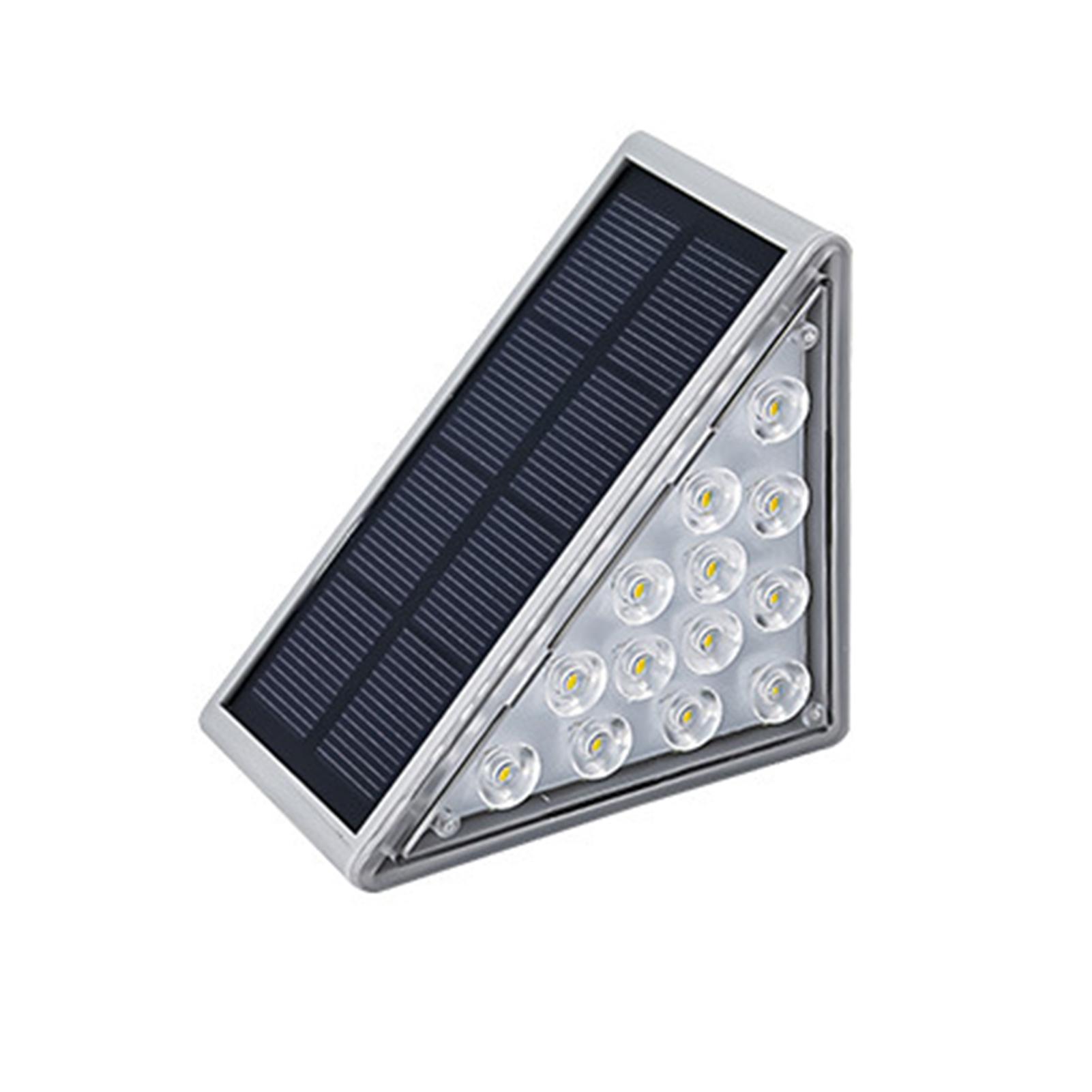 Wireless Solar Triangular Step Lights Personalized Landscape Lights for Garden Yard