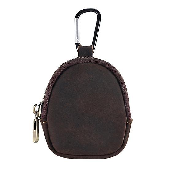 Lightweight Coins Purse Hanging Buckle Durable Pure Color Money Change Pouch Wallet