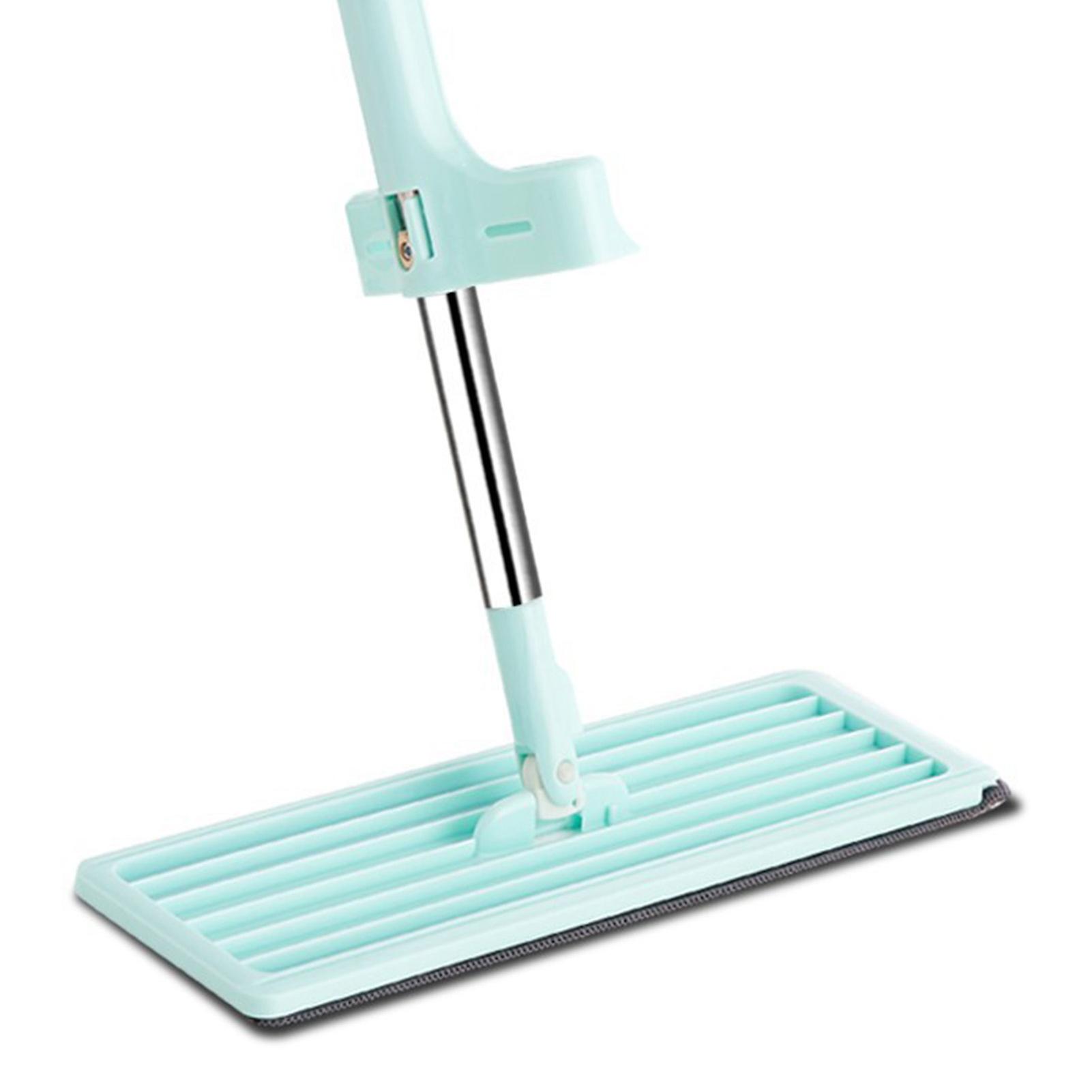 360° Rotatable Flat Mop 127cm Handle for Wet & Dry Use