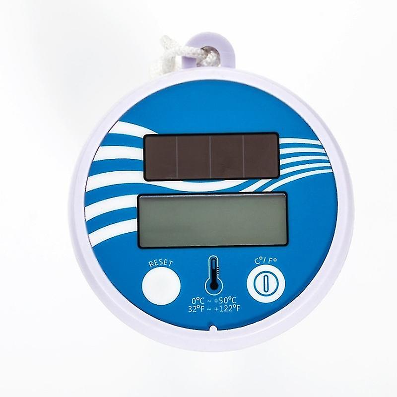 Digital solar pool thermometer