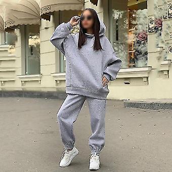 Grey Hoodie Jogging Suit Womens Women's Ruched Crop Zip Hoodie