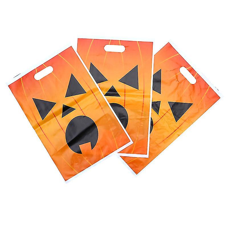 20pcs Pumpkin Patterned Bags For Halloween Decor