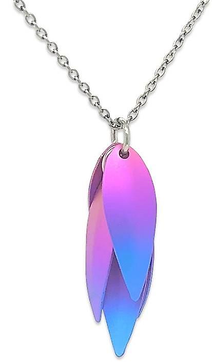 Ti2 Titanium Wild Orchid Pendant - Pink