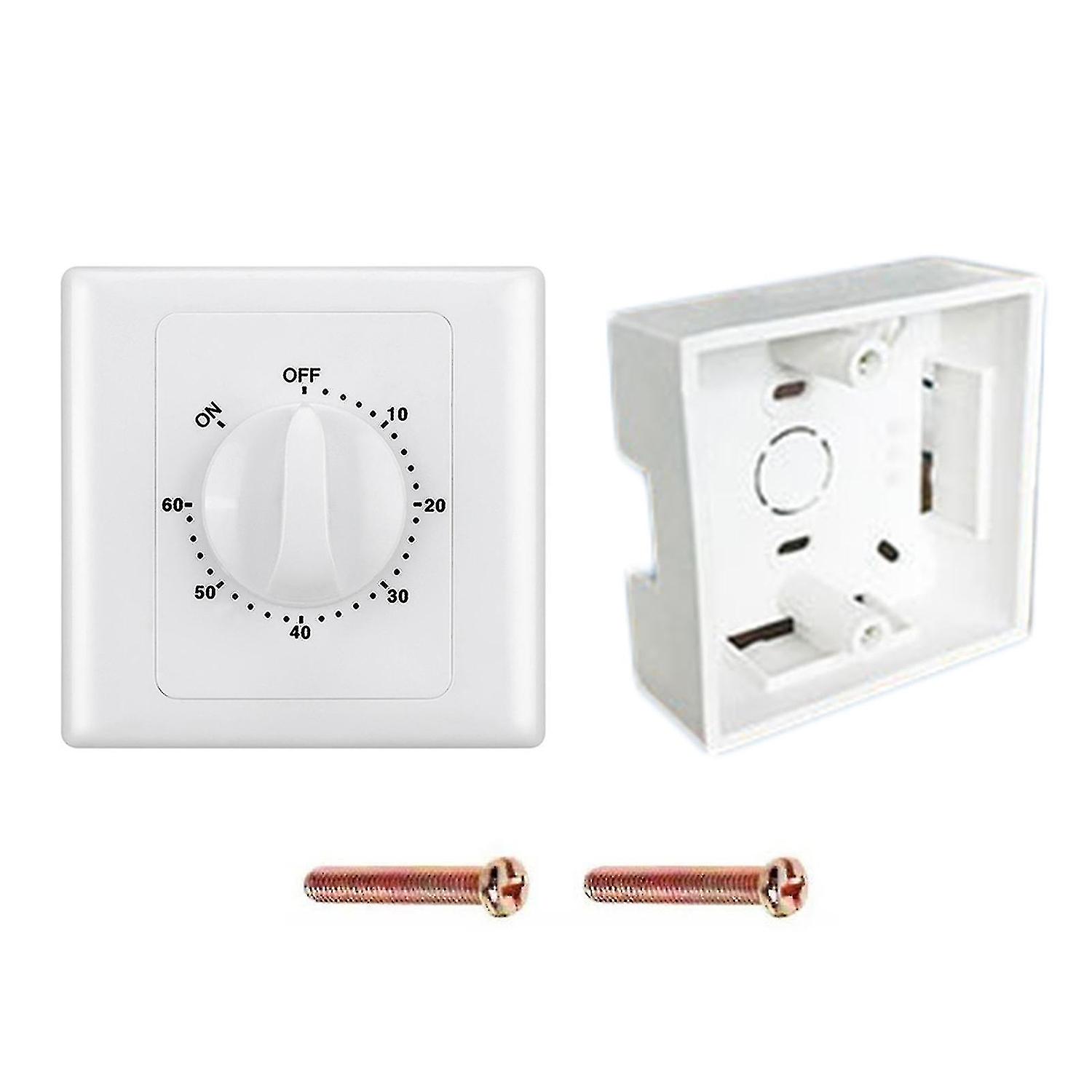 Timer Switch Mechanical Minutes Countdown Turn Off Automatically Power Off*