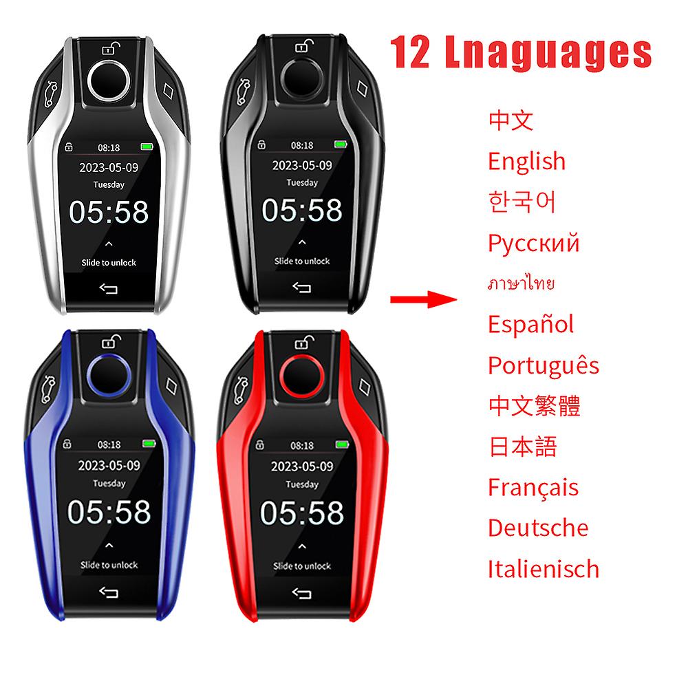 Cf618 Smart Remote Key Universal Modified Boutique Gps Locator Lcd Screen Keyless Entry For All Cars Lcd Smart Key For All Cars