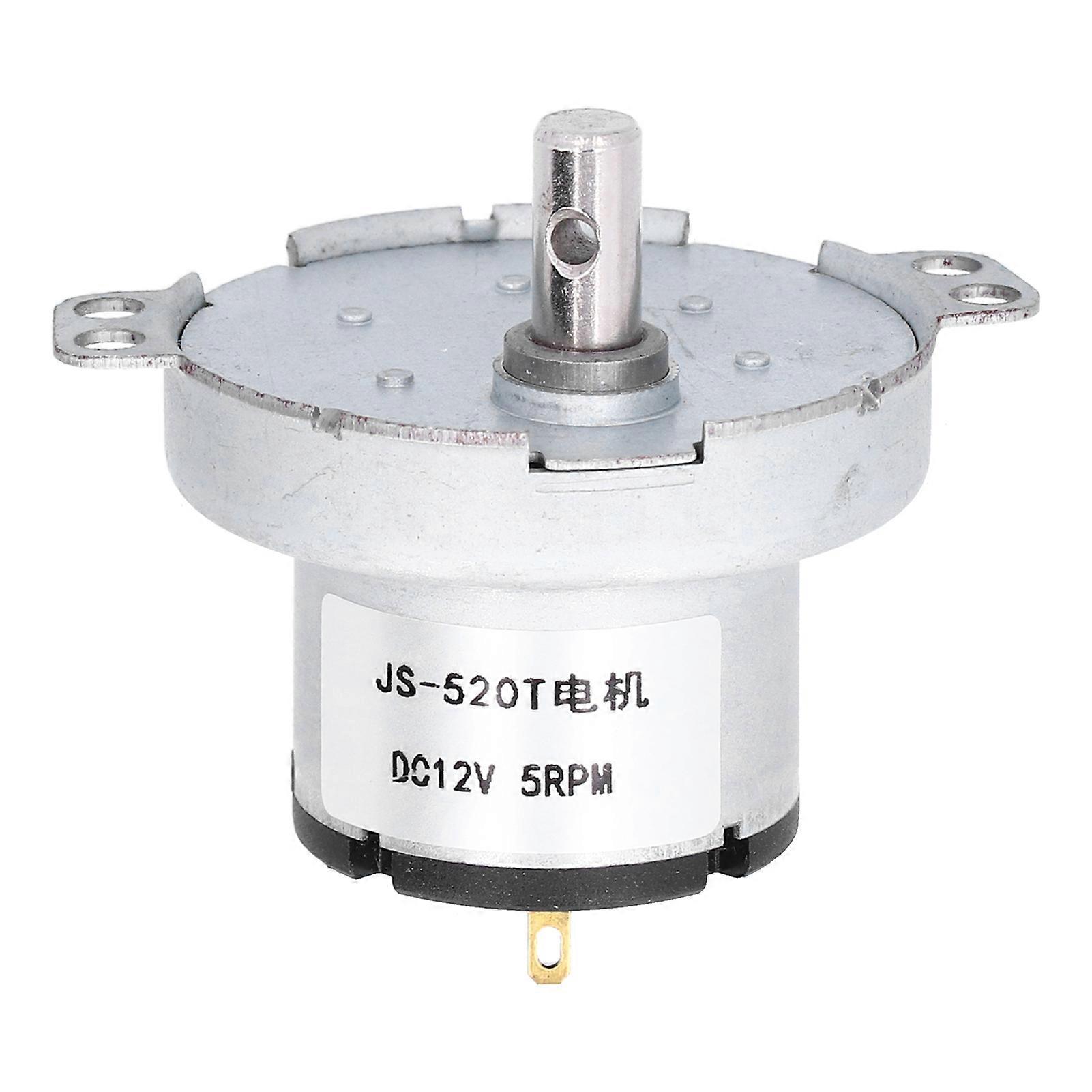 Js520t Synchronmotor Langlebiger Dc 12V 5U/min Getriebemotor für elektronische Produkte