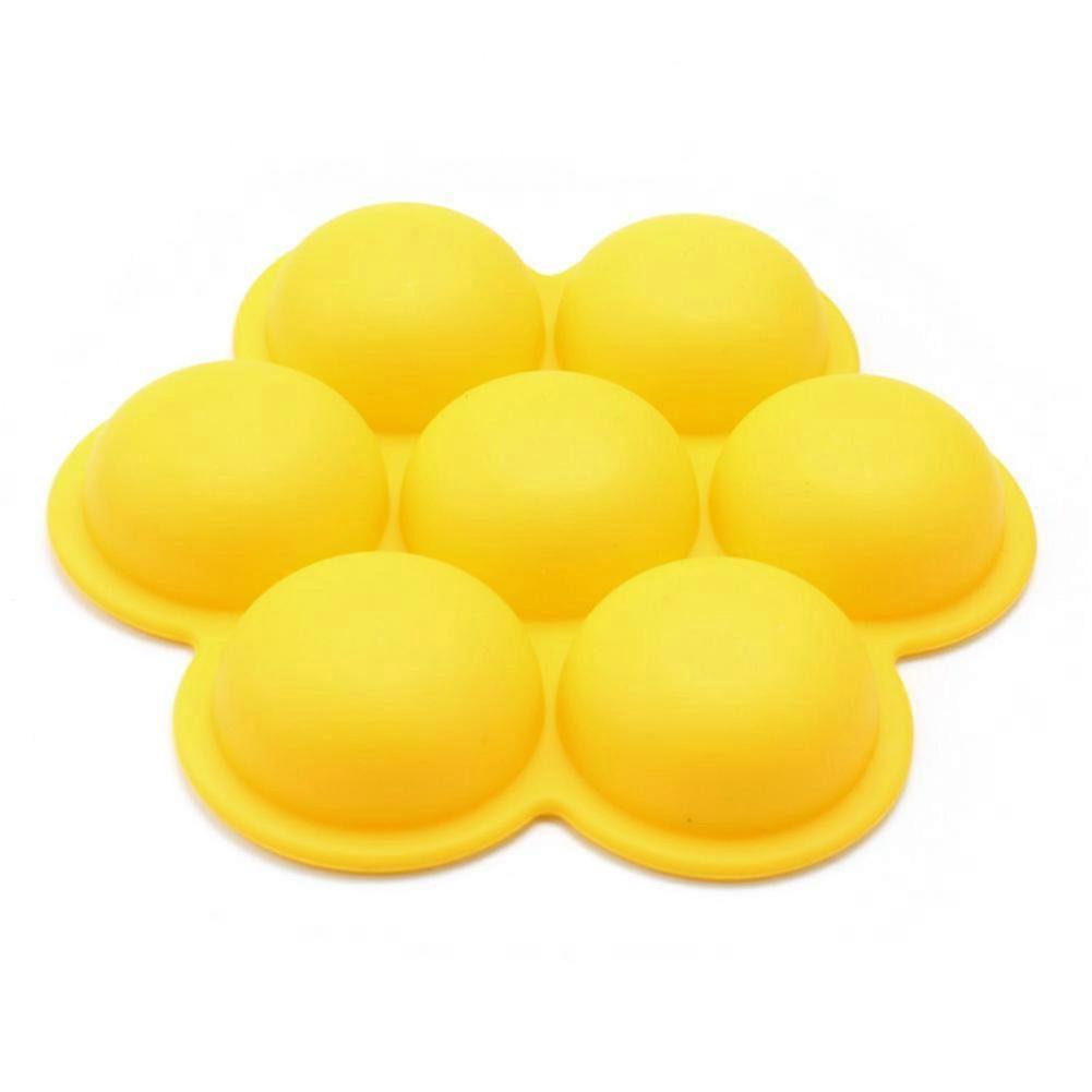1pc 7-cavity Smiling Face Shape Silicone Mold Chocolate Pudding Candy Maker Mould Baking Tool