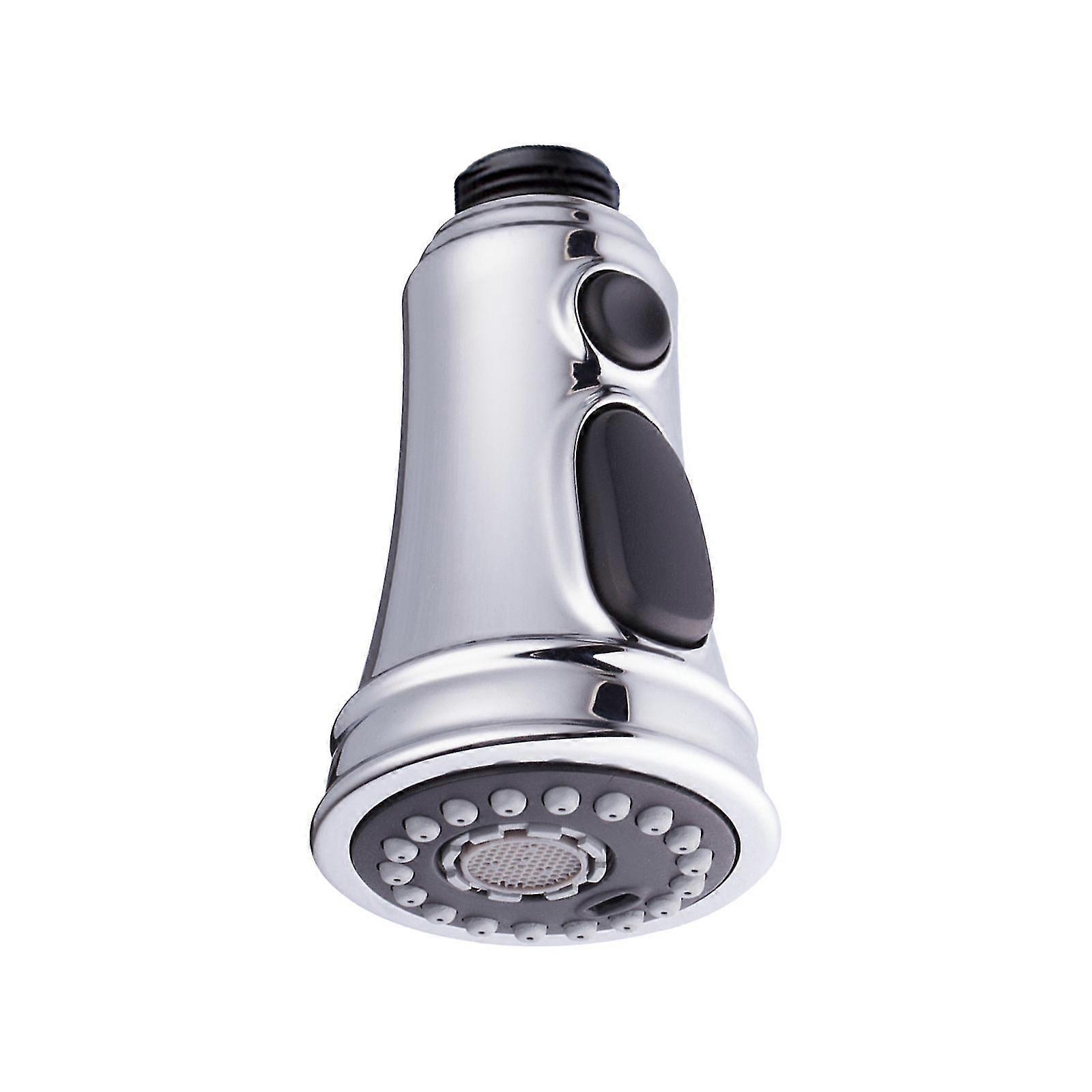 Pull Down Kitchen Faucet Head Replacement , 3 Function Kitchen Faucet Sprayer Head Pull Out Spray Head