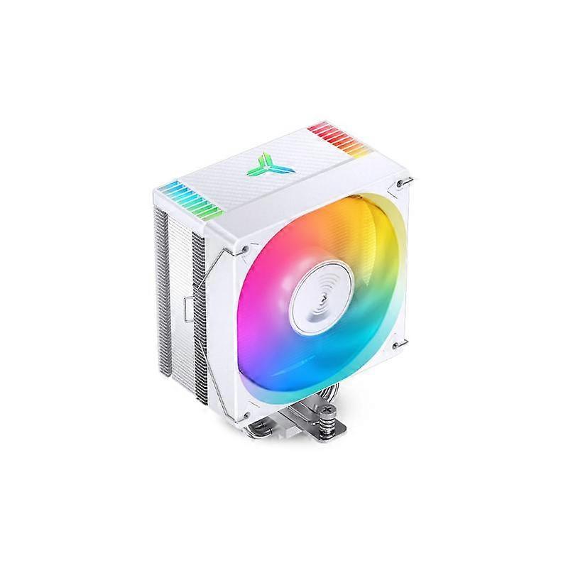 JONSBO CR1000EVO ARGB White CPU Cooler - 120mm fan, ARGB lighting, compatible with LGA 115x/1200 and AM4.