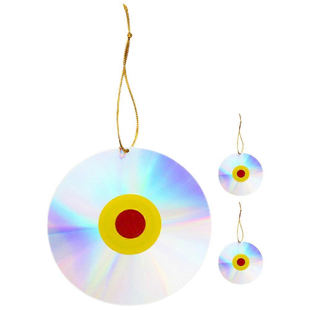 3Pcs Reflective Bird Repellent Discs Scare Birds Discs Practical Bird Repellent