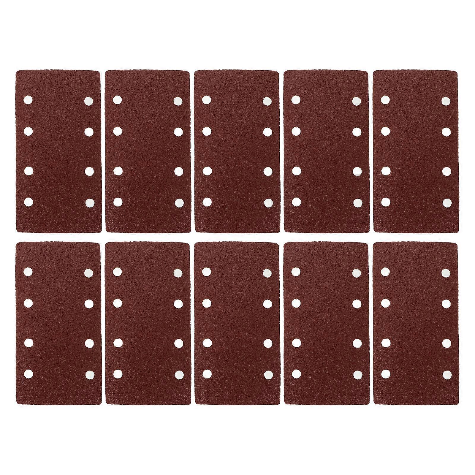 30pcs Rectangular Sanding Discs Self Stick Sandpaper Grinding Sander Sheets