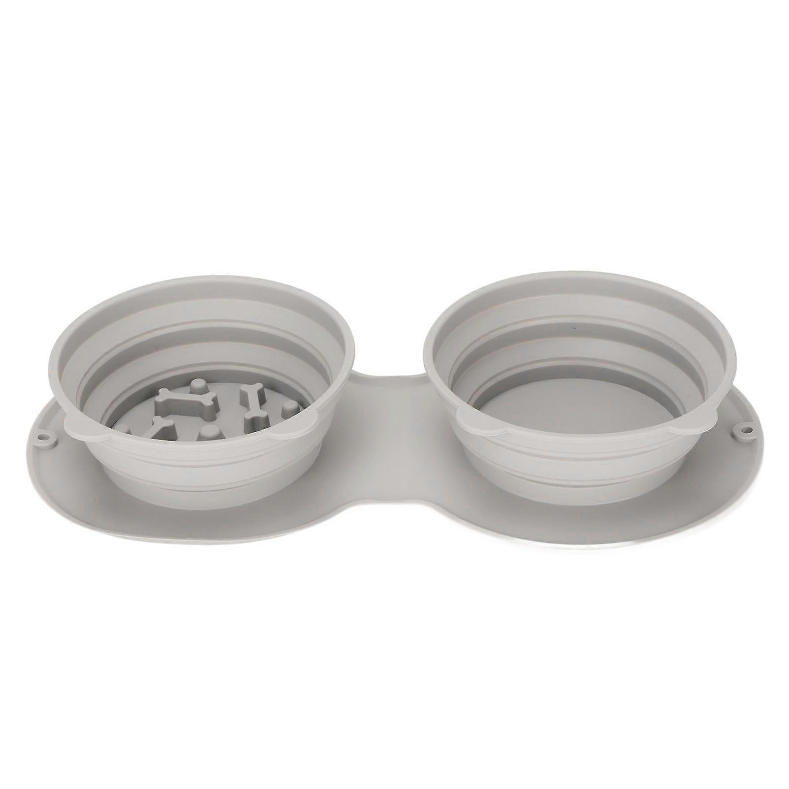 وعاء القابل للطي سميك قابل للطي محمول محمول مثبت على الحائط سيليكون أليف وعاء مزدوج للمشي والمشي والمشي والتخييم والتخييم