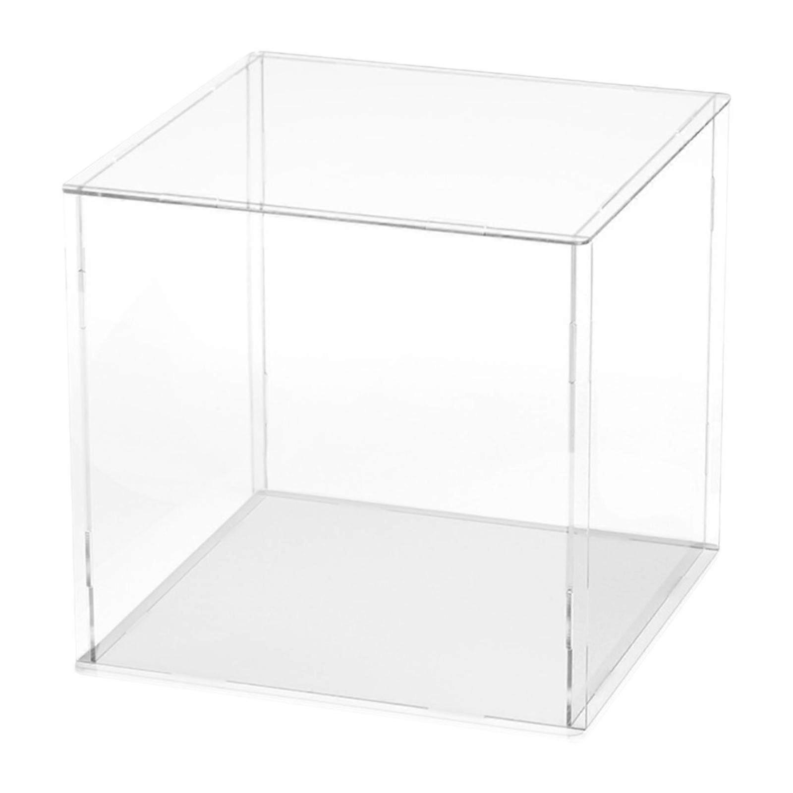 Acrylic Display Box Storage Basket Storage Organizer for Model Handbag Dolls 7x7x7cm