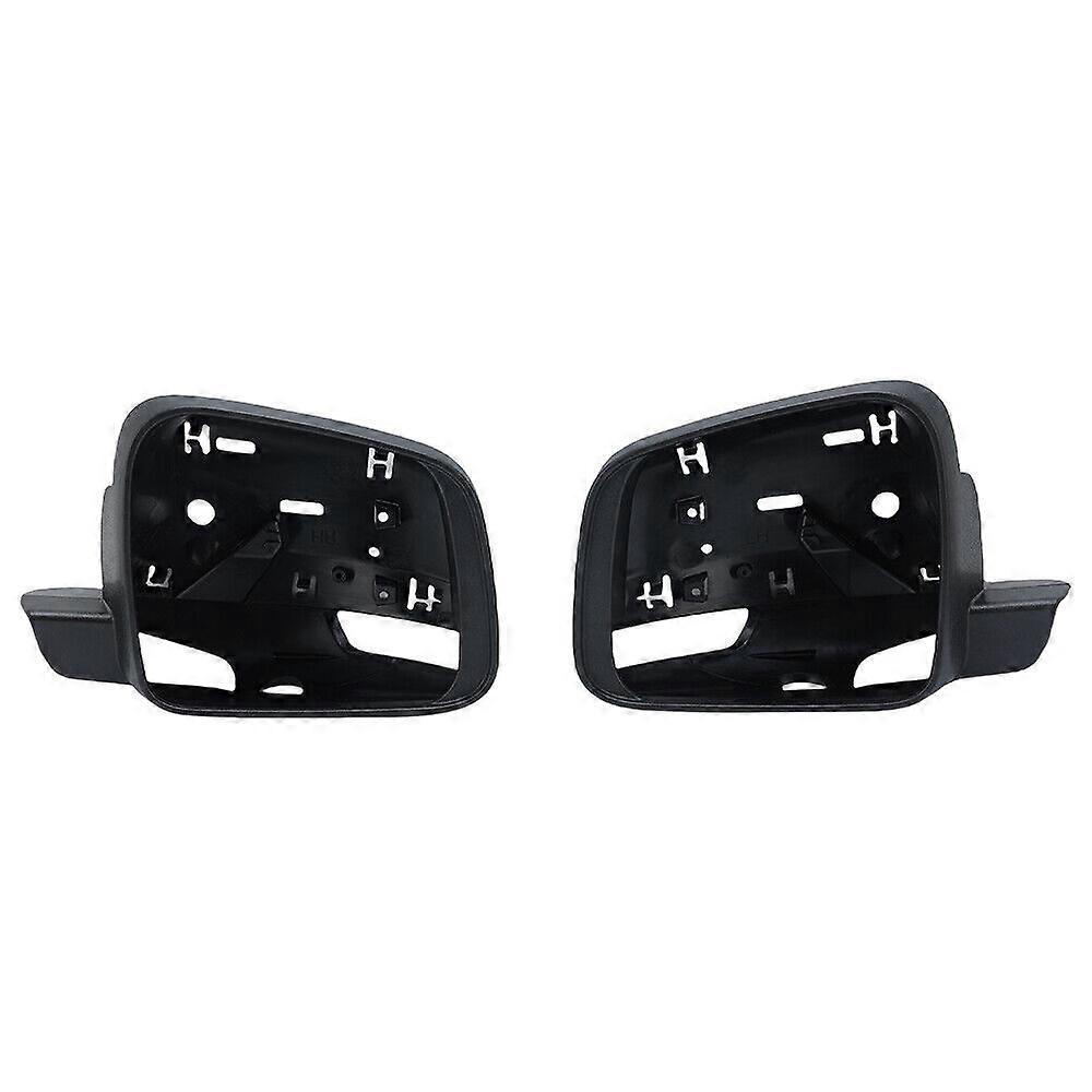 Pair Rearview Mirror Frame Shell For Jeep Grand Cherokee 2011-2021 Texture Black