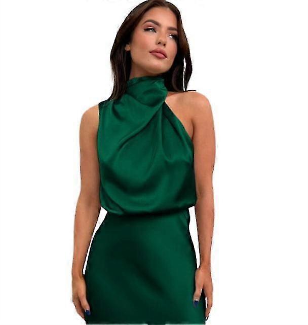 Rochie lunga plisata plisata de vara pentru femei