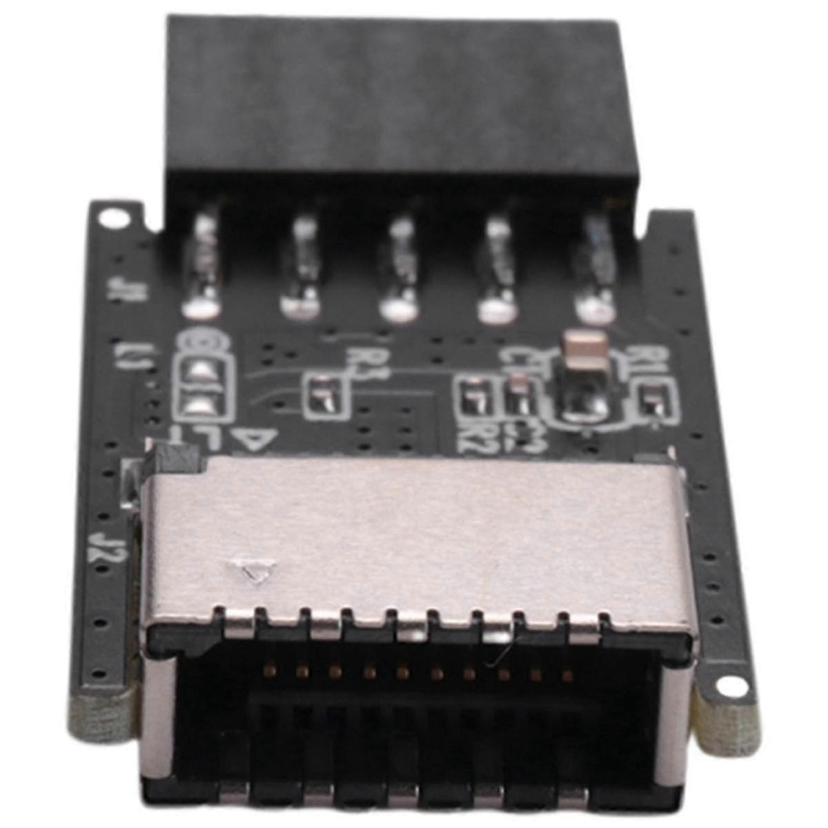 Hovedkort USB2.0 9-pins til TYPE-C A-KEY frontkontaktkonverter USB3.2 TYPE-E grensesnitthodeannonse