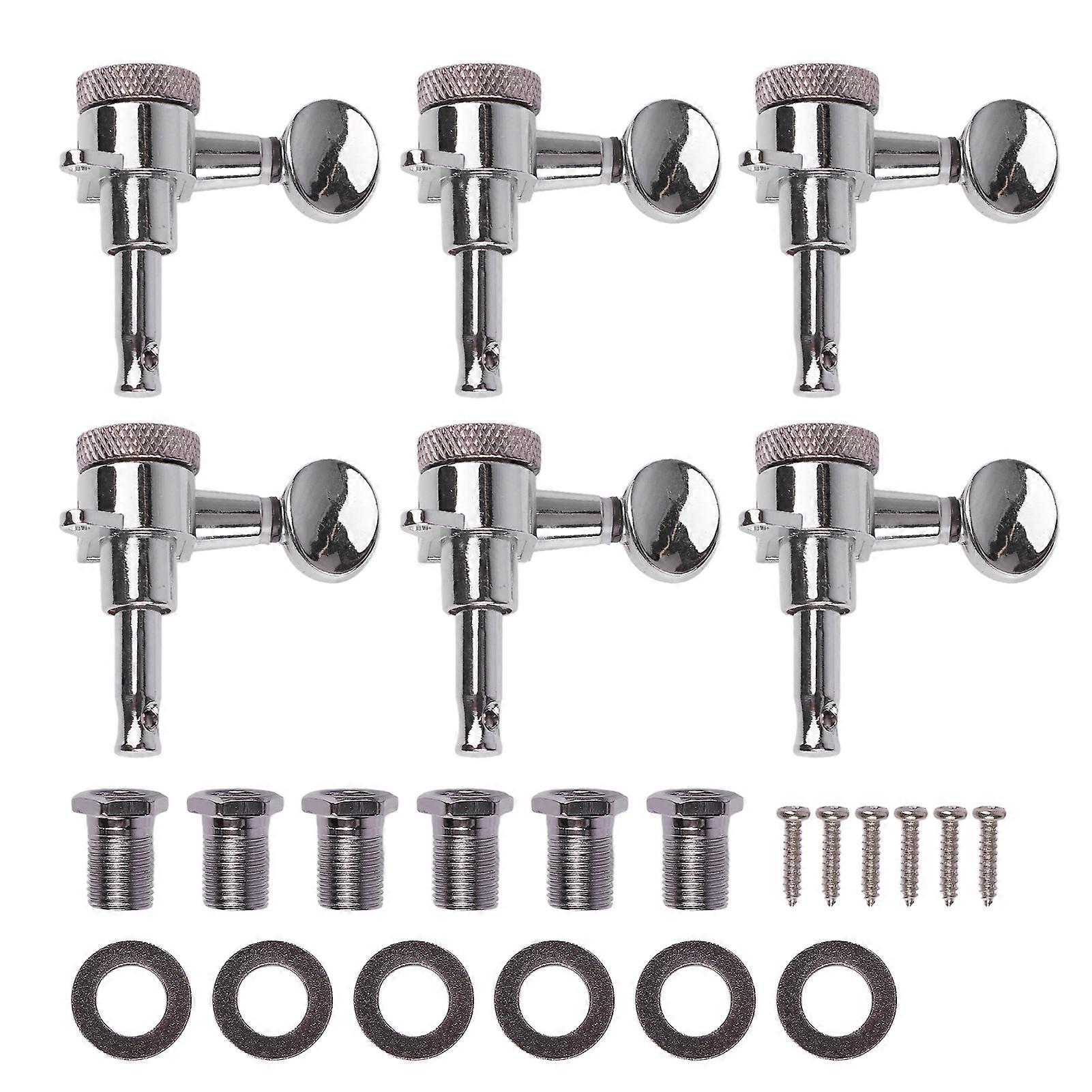 3R3L Guitar Tuner Peg with Lock String Tuning Locking Peg Replacement for Electric Acoustic Guitar