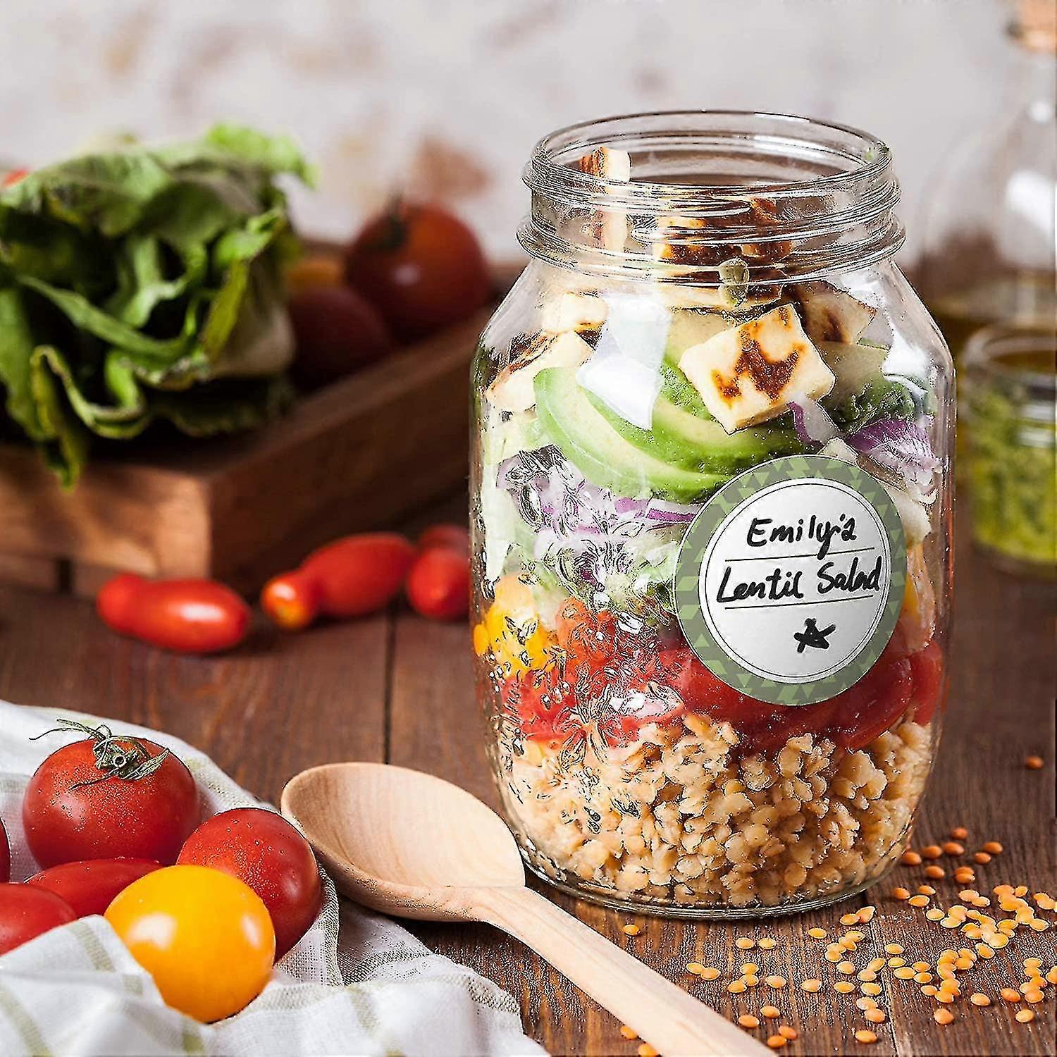 200pcs dissolvable canning labels for jars   2 inch