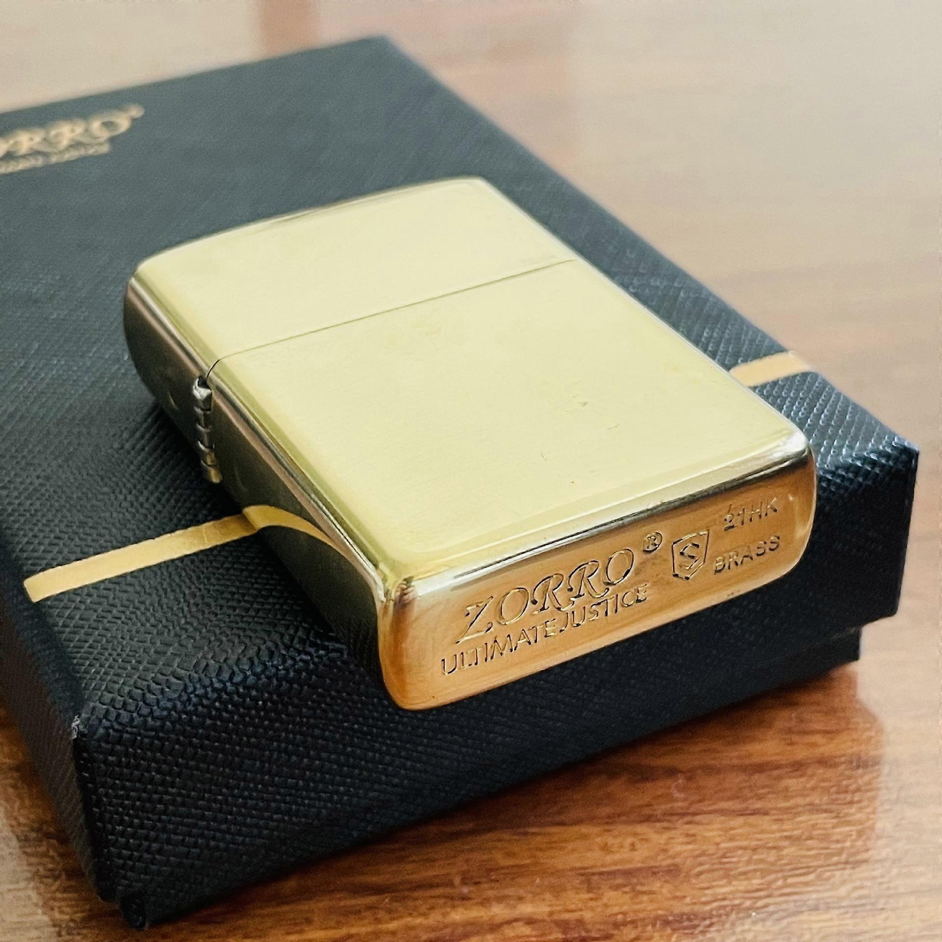 Brass Kerosene Windproof Lighter Personalized Creative Armor Thickened Case Suitable For Diy Embossed