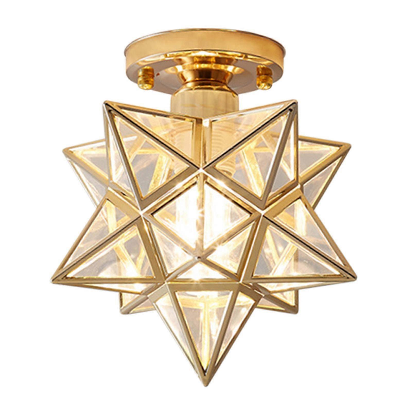 Ceiling Lamp Five-pointed Star Ceiling Light Hallway Aisle Balcony Small Lamps Iron Art Lamp